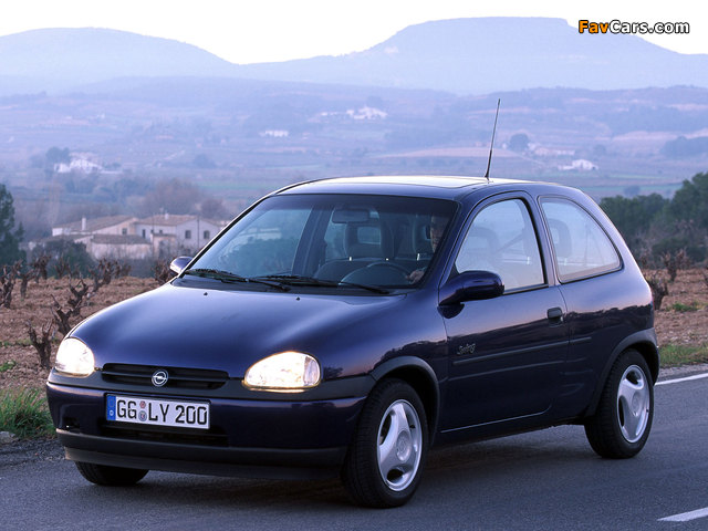 Pictures of Opel Corsa Swing 3-door (B) 1998–2000 (640 x 480)