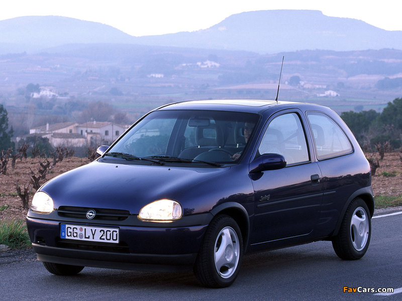 Pictures of Opel Corsa Swing 3-door (B) 1998–2000 (800 x 600)