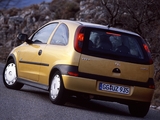 Pictures of Opel Corsa 3-door (C) 2000–03
