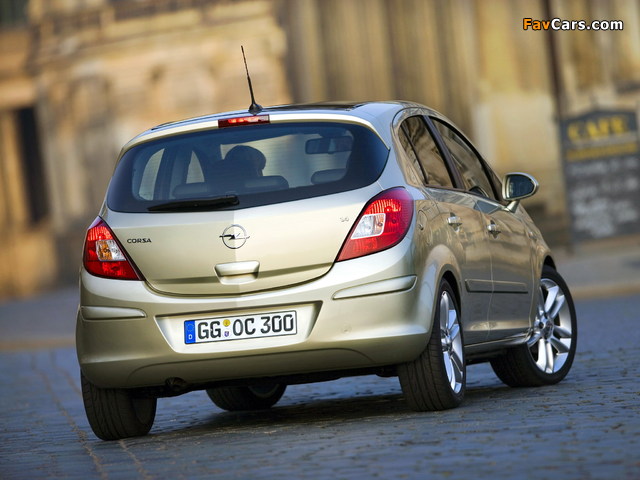 Pictures of Opel Corsa 5-door (D) 2006–09 (640 x 480)