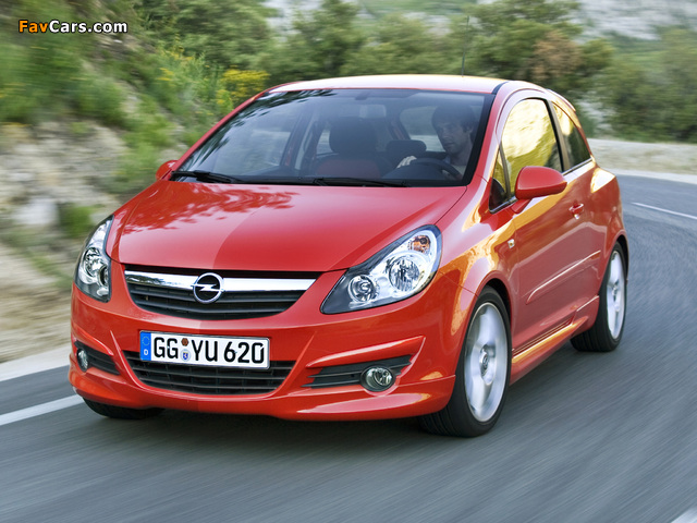 Pictures of Opel Corsa GSi (D) 2008–10 (640 x 480)