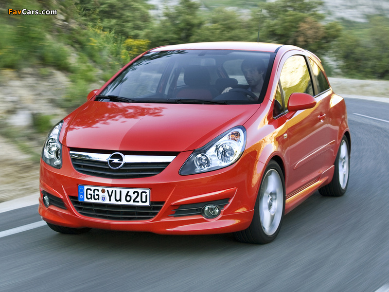 Pictures of Opel Corsa GSi (D) 2008–10 (800 x 600)