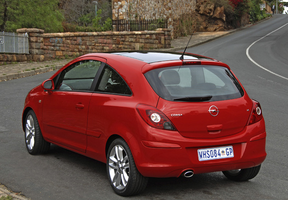 Pictures of Opel Corsa 3-door ZA-spec (D) 2009–10