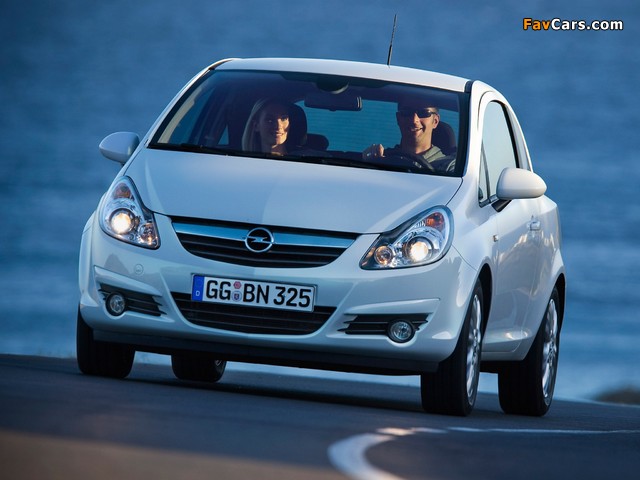 Pictures of Opel Corsa 3-door (D) 2009–10 (640 x 480)