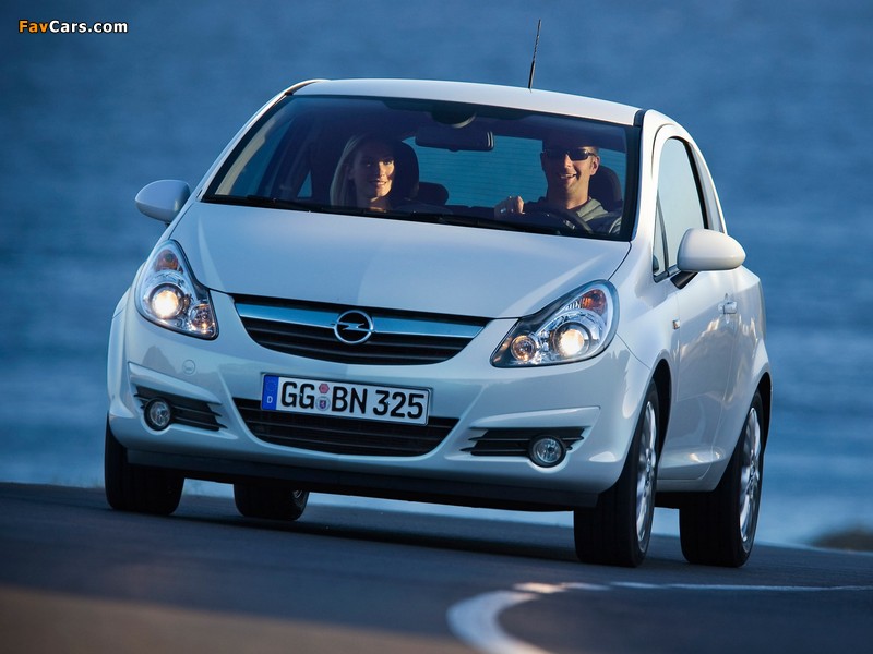Pictures of Opel Corsa 3-door (D) 2009–10 (800 x 600)