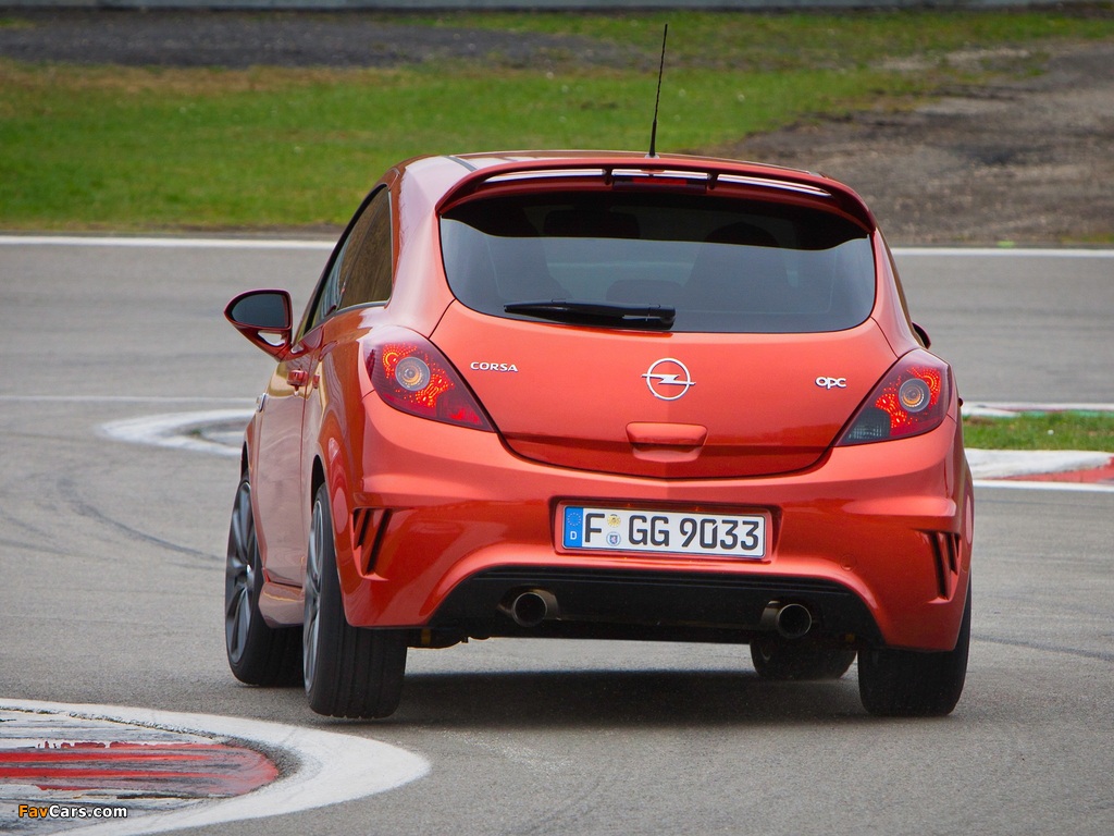 Pictures of Opel Corsa OPC Nürburgring Edition (D) 2011 (1024 x 768)