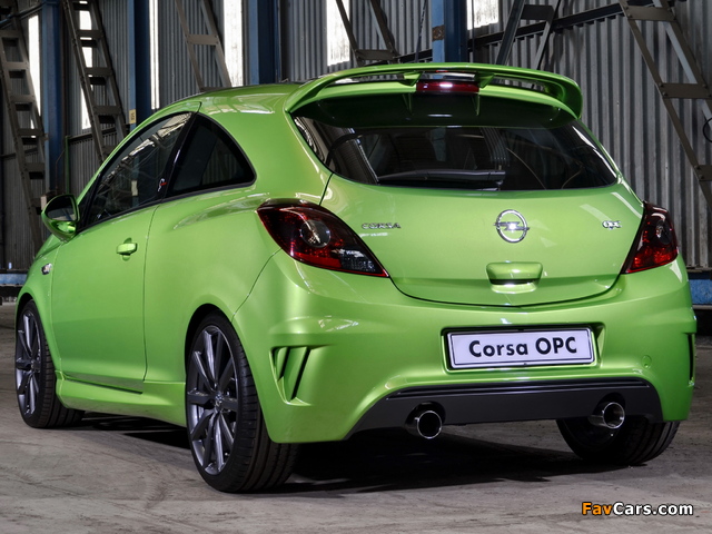 Pictures of Opel Corsa OPC Nürburgring Edition ZA-spec (D) 2013 (640 x 480)