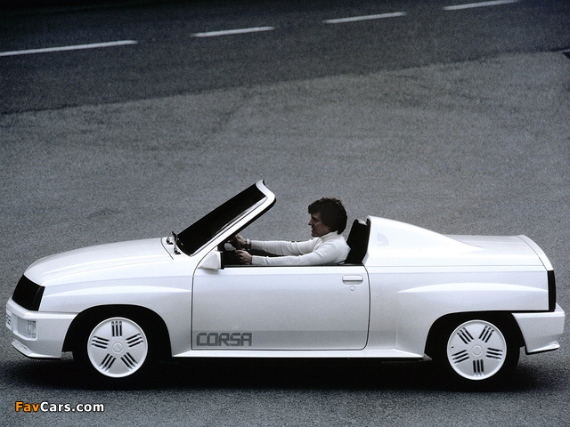Opel Corsa Spider Concept 1982 wallpapers (640 x 480)