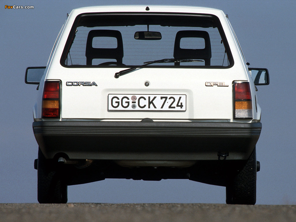 Opel Corsa 3-door (A) 1982–90 wallpapers (1024 x 768)