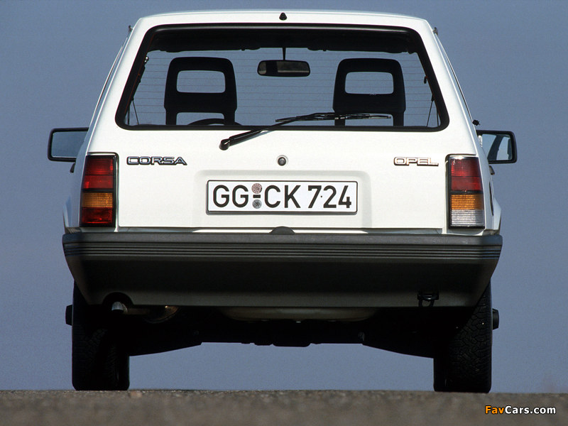Opel Corsa 3-door (A) 1982–90 wallpapers (800 x 600)