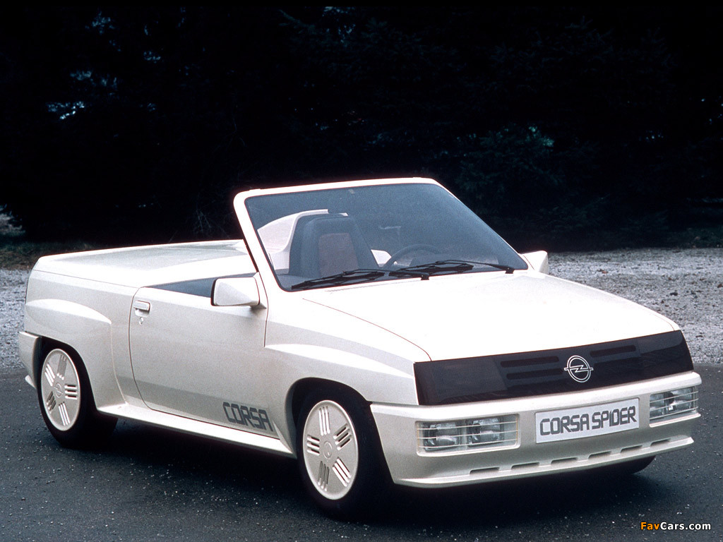 Opel Corsa Spider Concept 1982 wallpapers (1024 x 768)