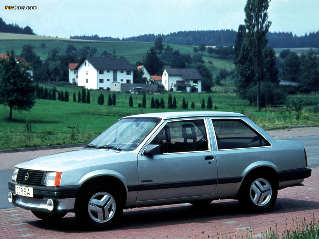Opel Corsa TR 2-door (A) 1983–85 wallpapers (1024 x 768)