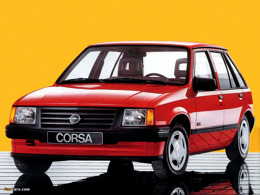Opel Corsa 5-door (A) 1986–90 wallpapers (1024 x 768)