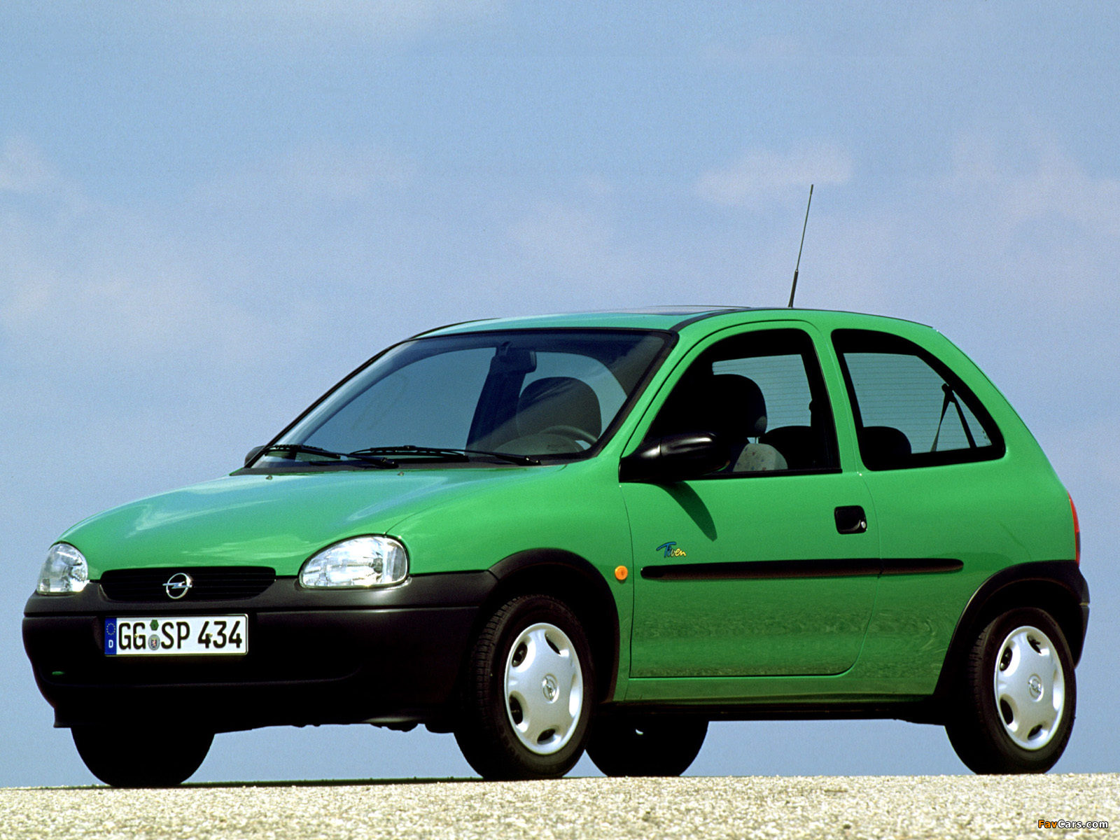 Opel Corsa 3-door (B) 1993–97 wallpapers (1600 x 1200)