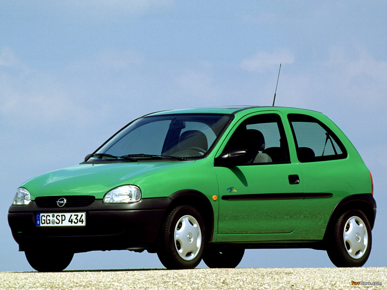 Opel Corsa 3-door (B) 1993–97 wallpapers (1280 x 960)