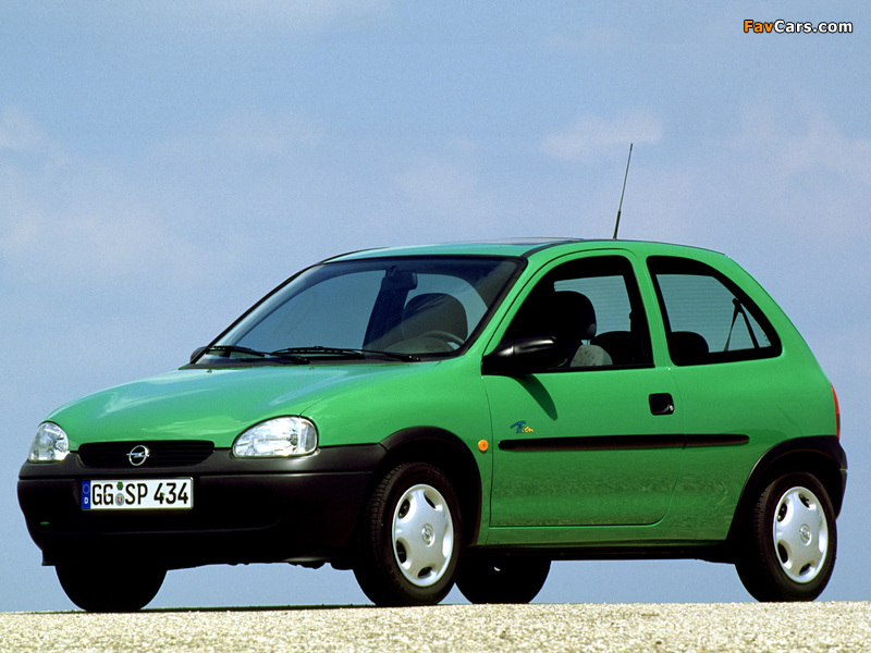 Opel Corsa 3-door (B) 1993–97 wallpapers (800 x 600)