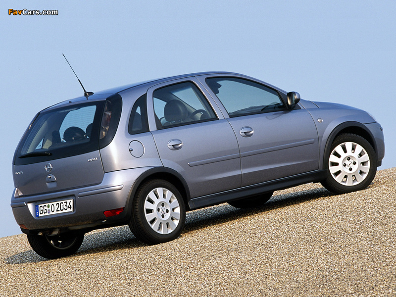Opel Corsa 5-door (C) 2003–06 wallpapers (800 x 600)