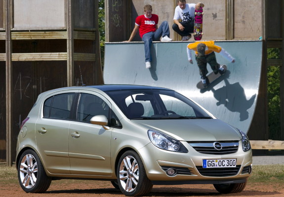 Opel Corsa 5-door (D) 2006–09 wallpapers
