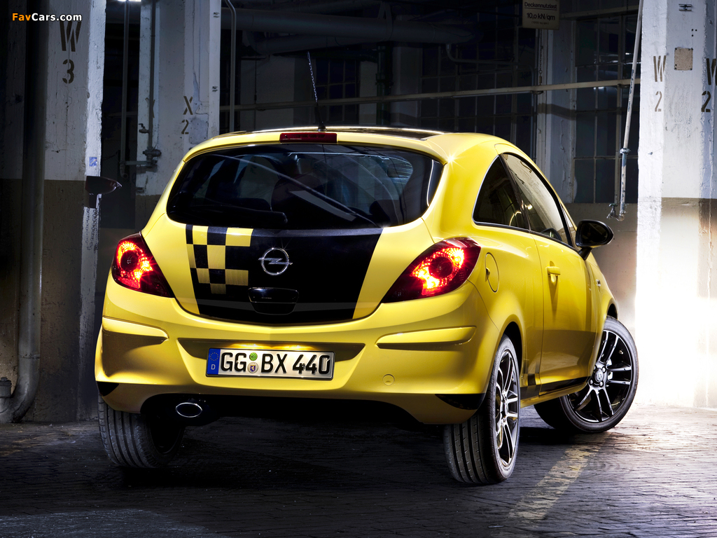 Opel Corsa Color Race (D) 2010 wallpapers (1024 x 768)