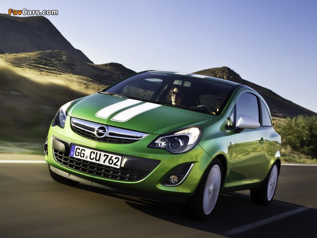 Opel Corsa Linea 3-door (D) 2010 wallpapers (640 x 480)