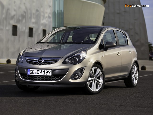 Opel Corsa 5-door (D) 2010 wallpapers (640 x 480)