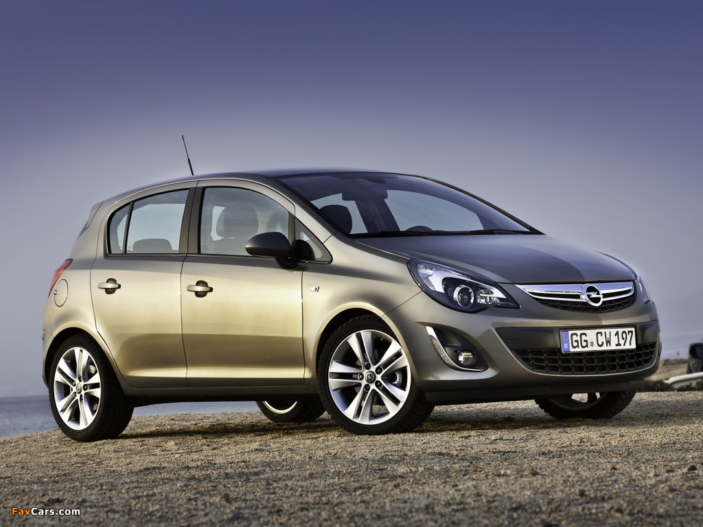 Opel Corsa 5-door (D) 2010 wallpapers (1024 x 768)