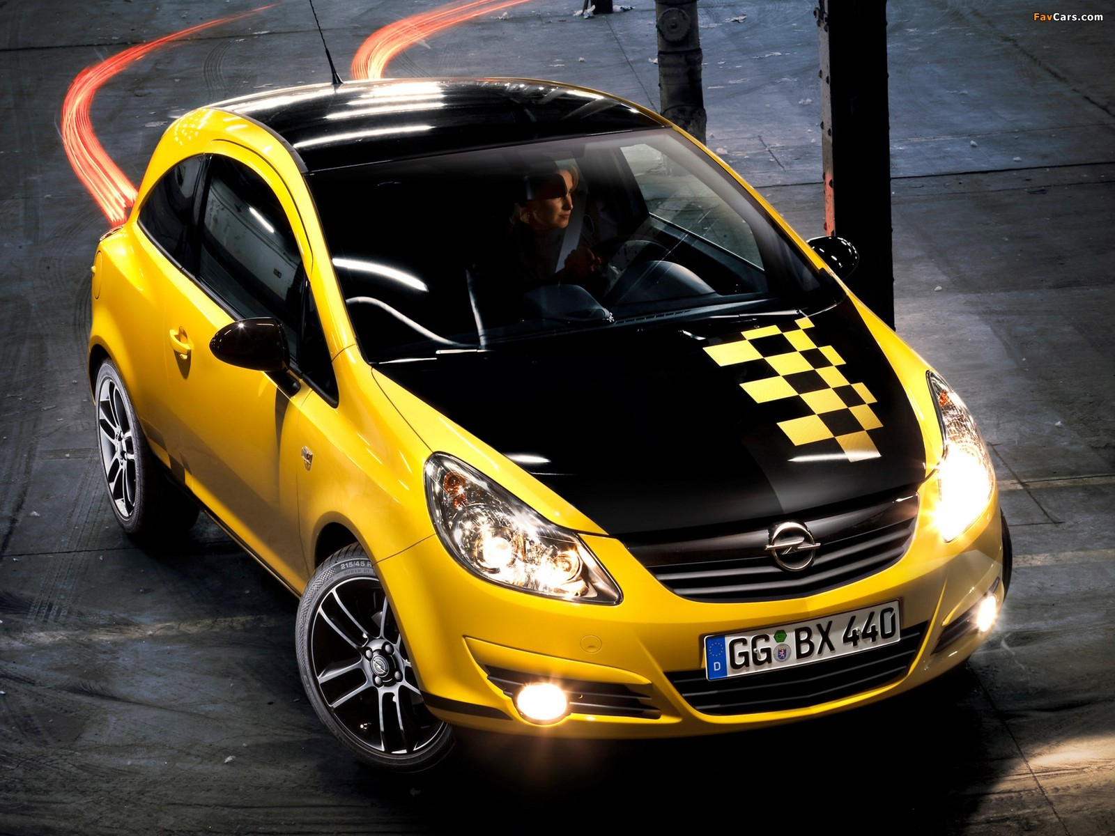 Opel Corsa Color Race (D) 2010 wallpapers (1600 x 1200)