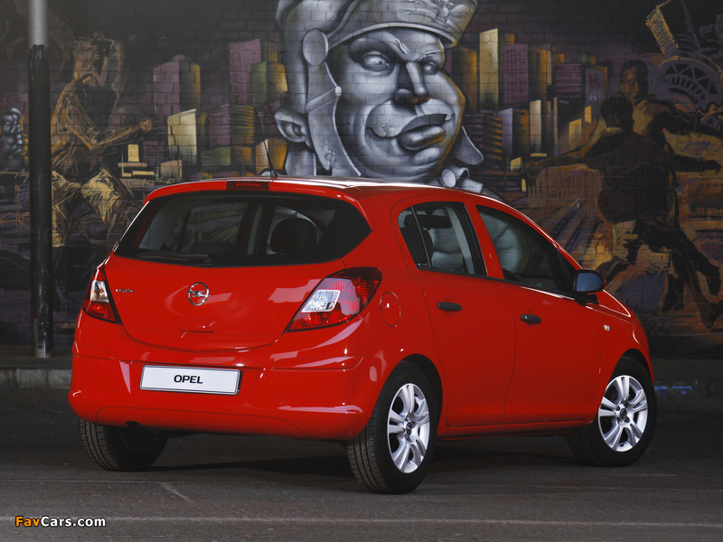 Opel Corsa 5-door ZA-spec (D) 2011 wallpapers (800 x 600)