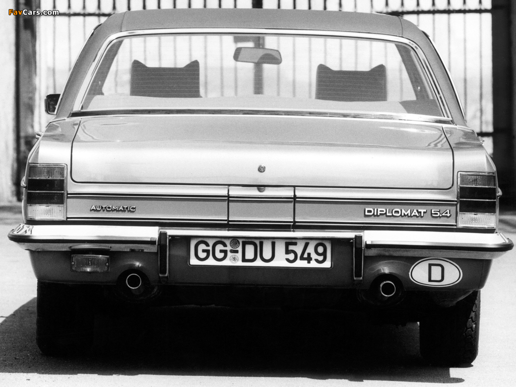 Photos of Opel Diplomat V8 (B) 1969–77 (1024 x 768)