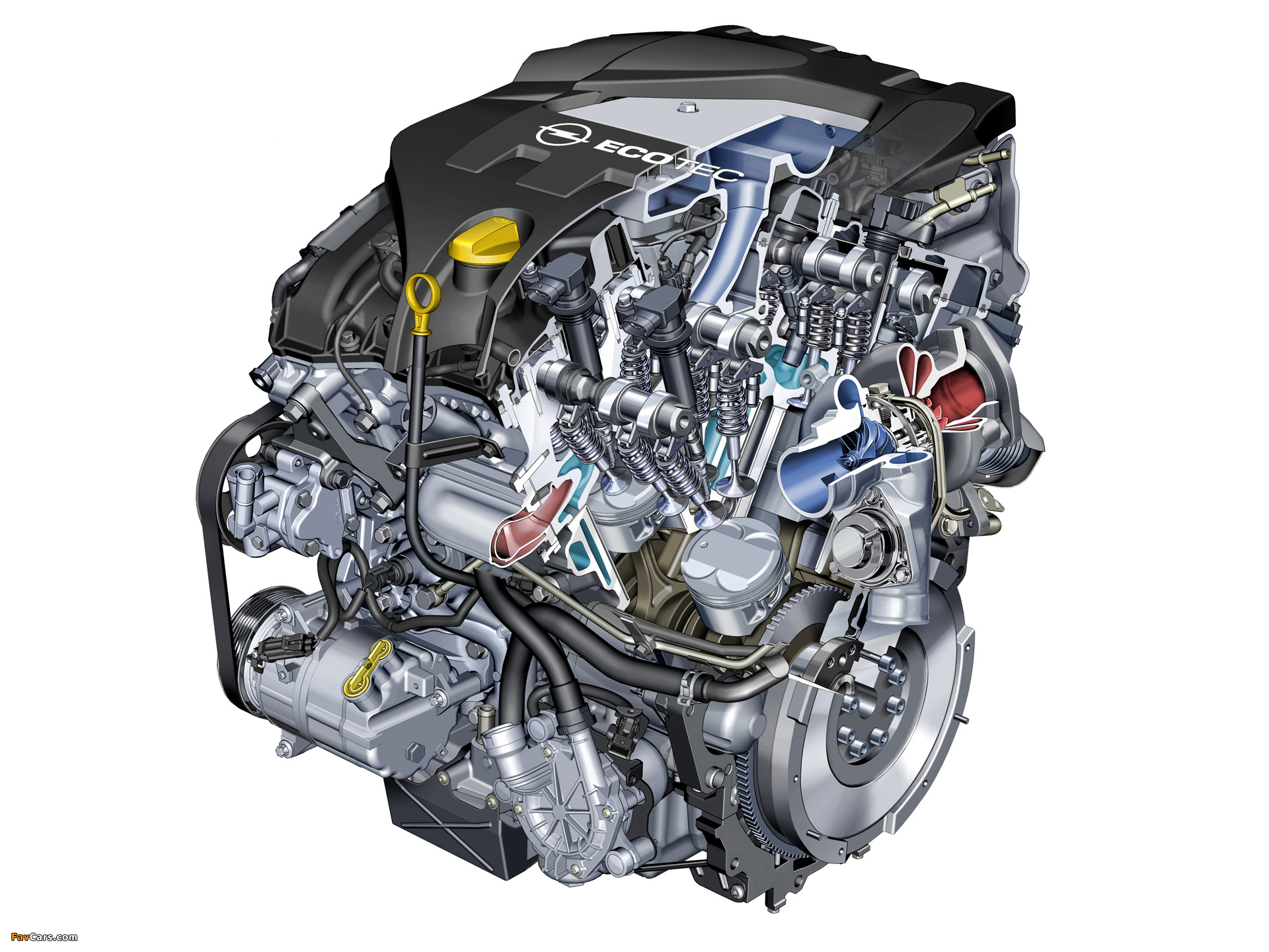 Images of Engines  Opel 2.8T ECOTEC (OPC) (1920 x 1440)