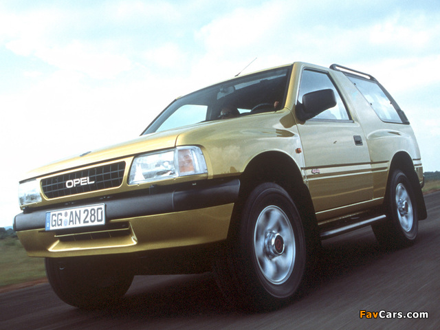 Images of Opel Frontera Sport (A) 1992–98 (640 x 480)