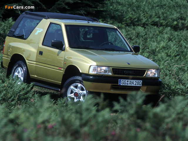 Opel Frontera Sport (A) 1992–98 images (640 x 480)
