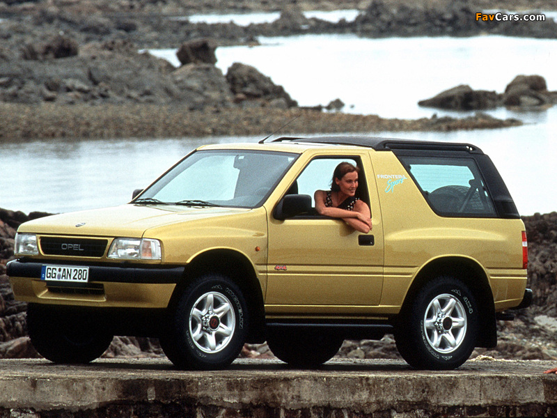 Opel Frontera Sport (A) 1992–98 pictures (800 x 600)