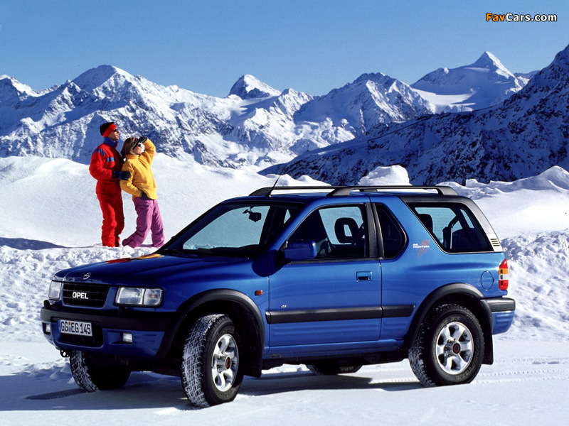 Opel Frontera Sport (B) 1998–2003 photos (800 x 600)