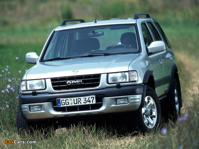 Opel Frontera (B) 1998–2003 photos (640 x 480)