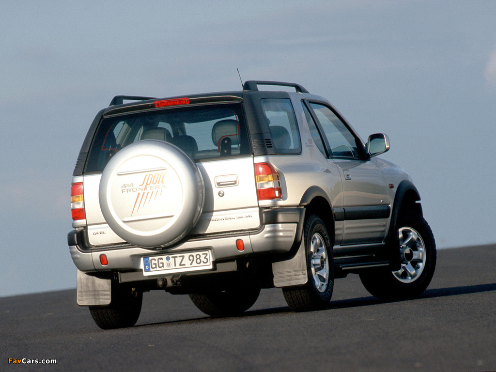 Opel Frontera Sport (B) 1998–2003 photos (1024 x 768)