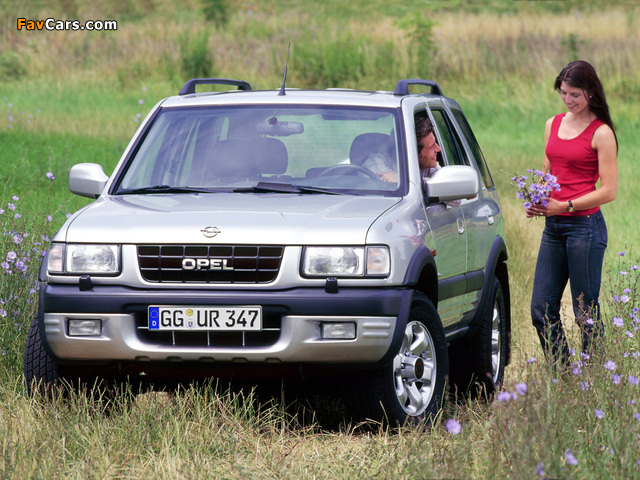 Opel Frontera (B) 1998–2003 pictures (640 x 480)