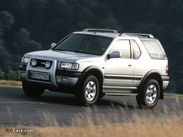Opel Frontera Sport (B) 1998–2003 pictures (640 x 480)