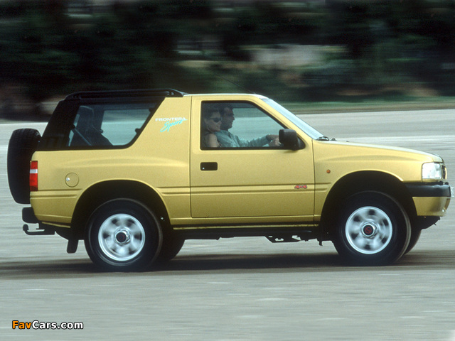 Photos of Opel Frontera Sport (A) 1992–98 (640 x 480)