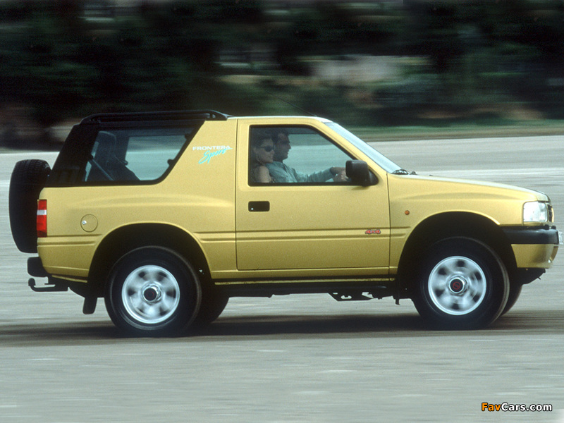 Photos of Opel Frontera Sport (A) 1992–98 (800 x 600)