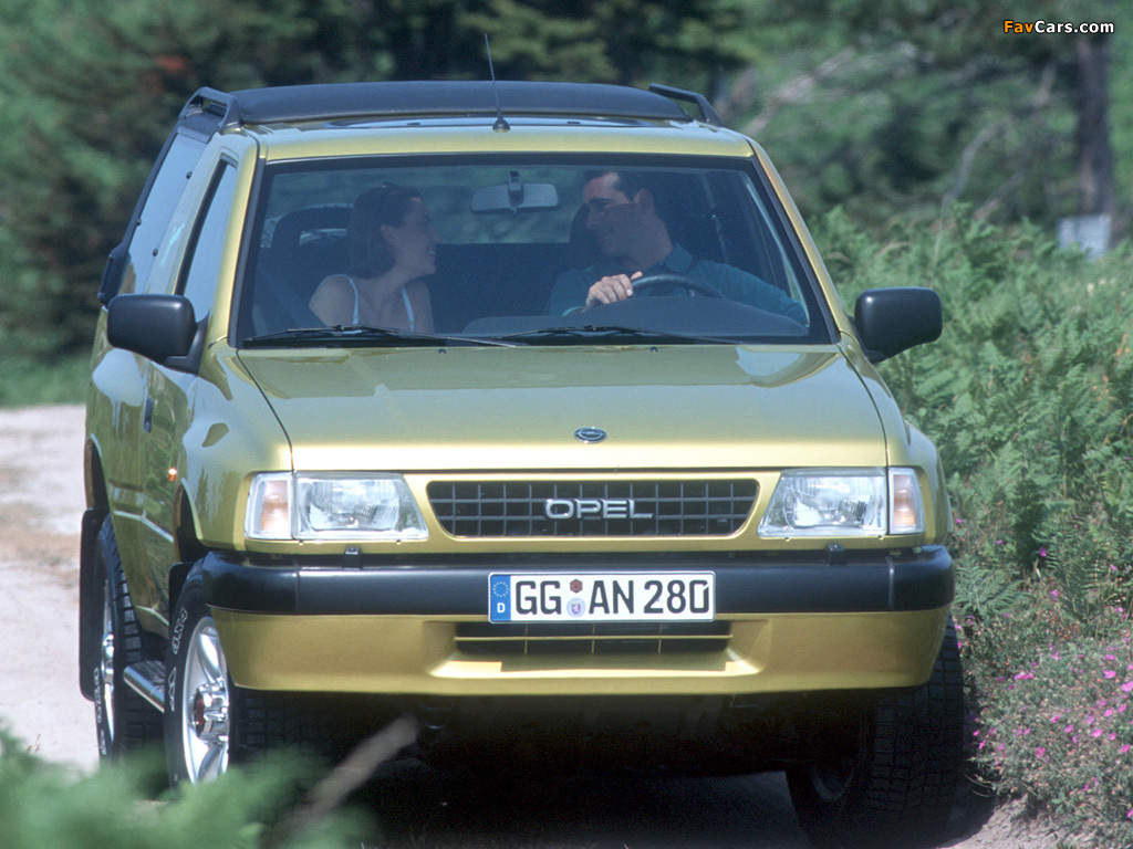 Photos of Opel Frontera Sport (A) 1992–98 (1024 x 768)