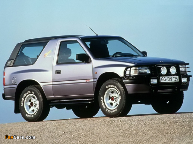 Pictures of Opel Frontera Sport (A) 1992–98 (640 x 480)
