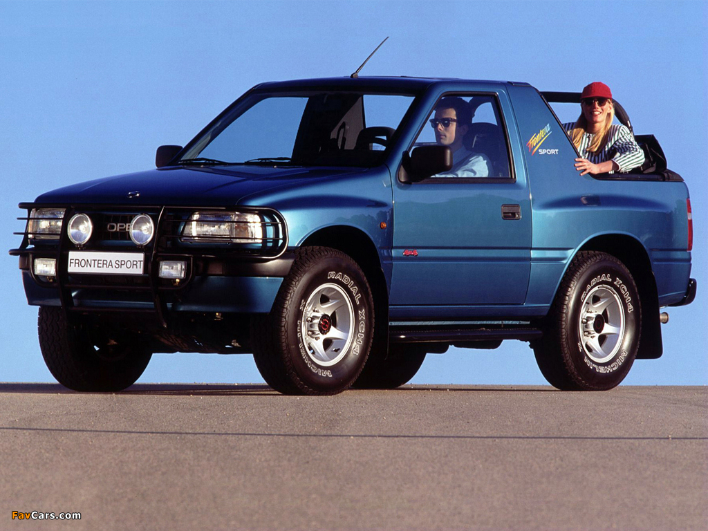 Pictures of Opel Frontera Sport (A) 1992–98 (1024 x 768)