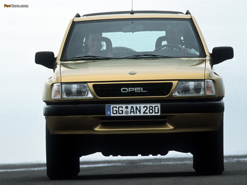 Opel Frontera Sport (A) 1992–98 wallpapers (1024 x 768)