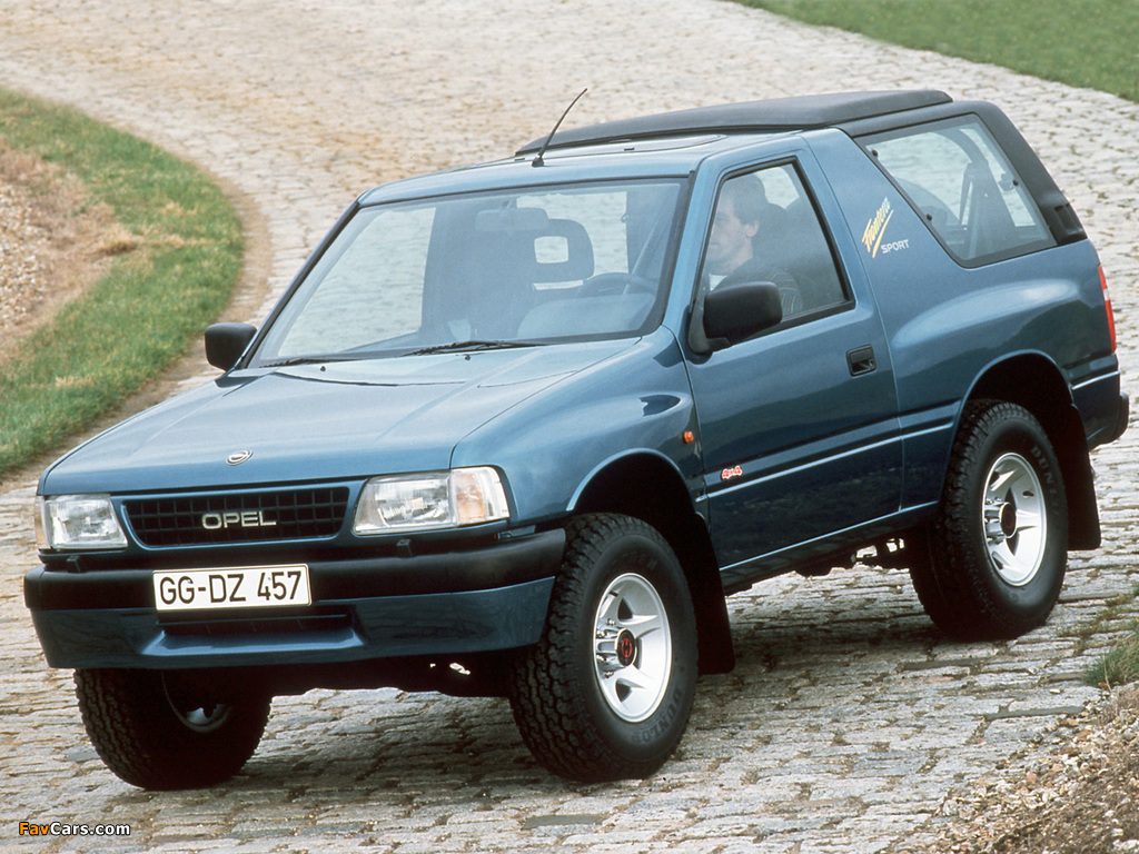 Opel Frontera Sport (A) 1992–98 wallpapers (1024 x 768)