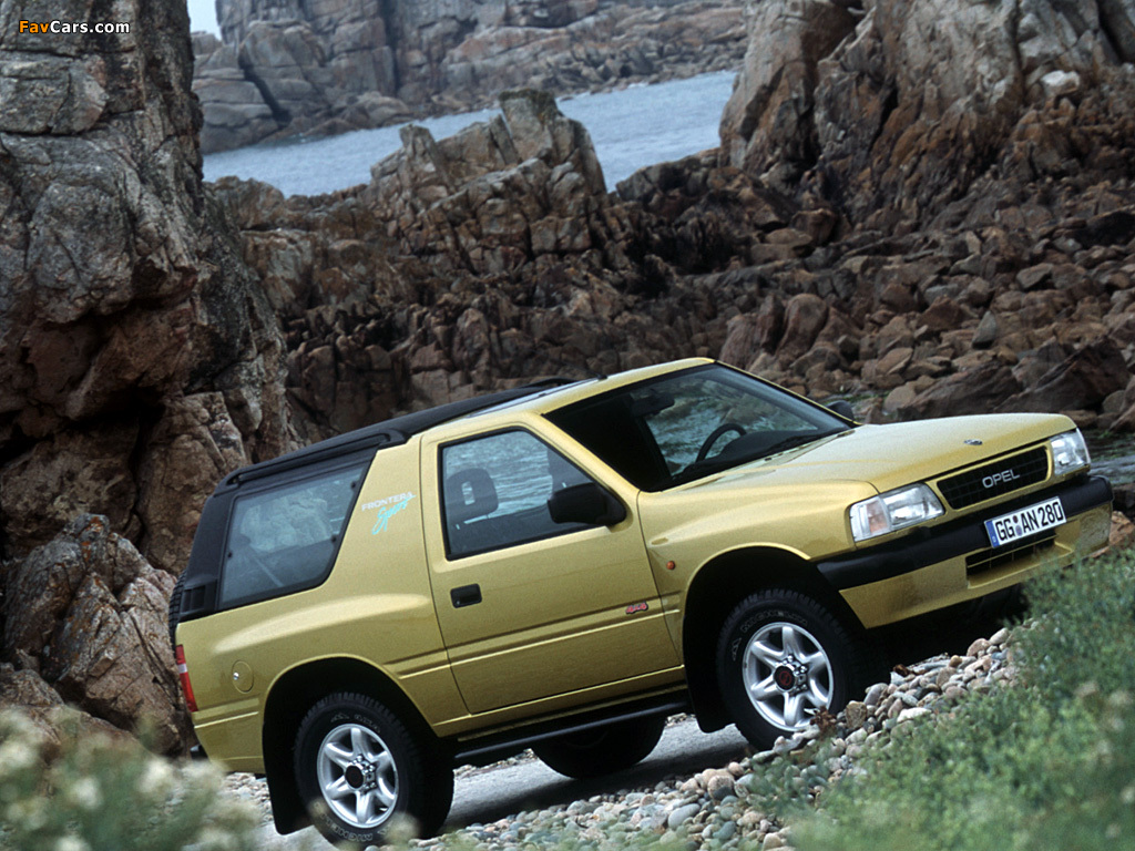 Opel Frontera Sport (A) 1992–98 wallpapers (1024 x 768)