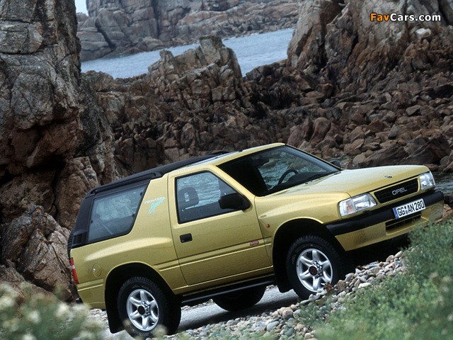 Opel Frontera Sport (A) 1992–98 wallpapers (640 x 480)
