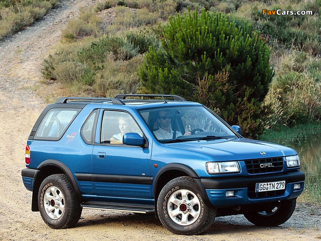 Opel Frontera Sport (B) 1998–2003 wallpapers (640 x 480)