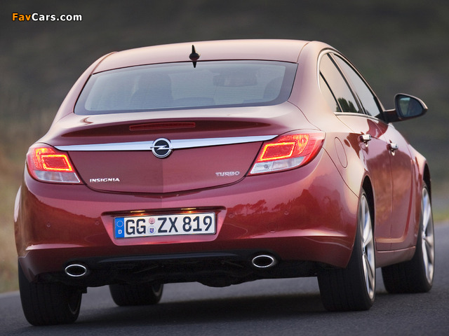Opel Insignia Turbo 2008–13 pictures (640 x 480)