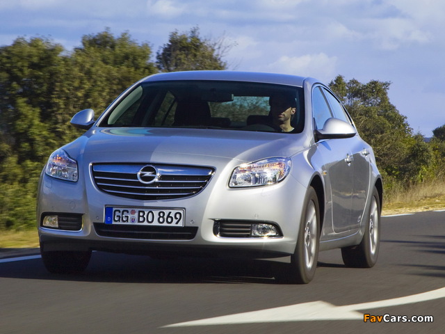 Opel Insignia ecoFLEX 2009–13 photos (640 x 480)